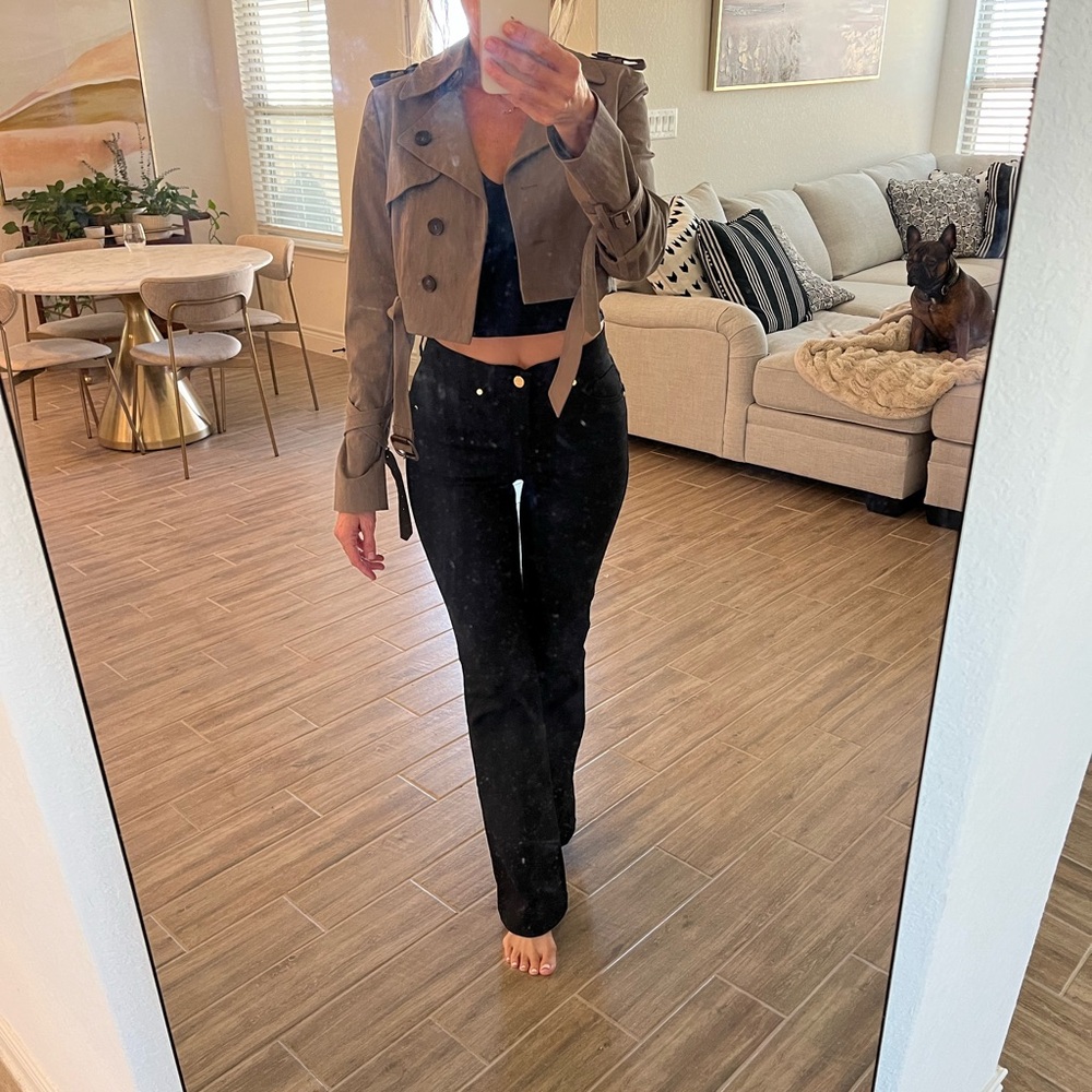 All Saints Tan Trench Coat